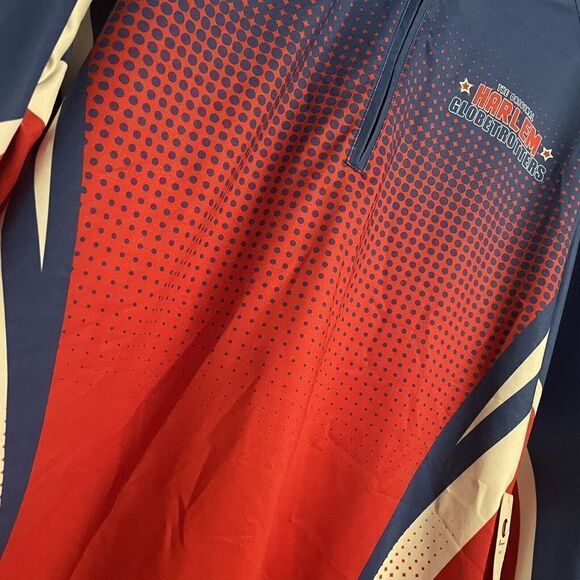 NWT Harlem Globetrotters 1/4 Zip Warm Up Pullover Jacket Champion XXL 2XL - Picture 4 of 8